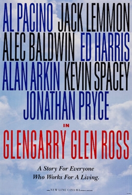 Glengarry Glen Ross Poster with Hanger