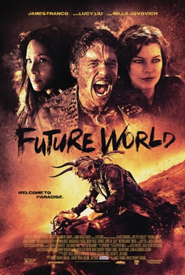 Future World Wooden Framed Poster