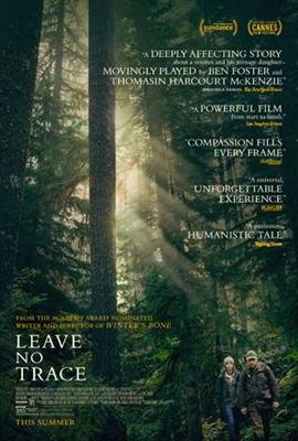 Leave No Trace Poster with Hanger