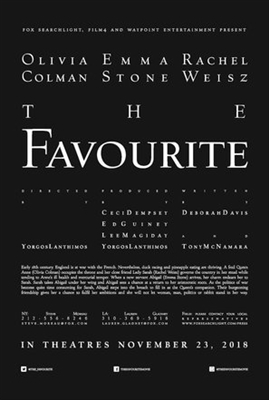 The Favourite poster