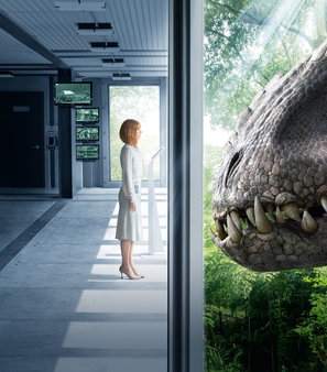 Jurassic World Poster with Hanger