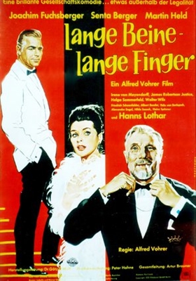 Lange Beine - lange Finger poster