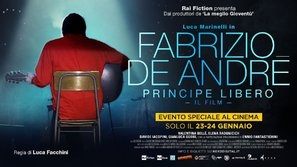 Fabrizio De André: Principe libero Wooden Framed Poster
