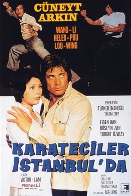 Karateciler istanbulda Metal Framed Poster