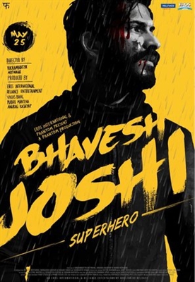 Bhavesh Joshi Superhero Poster with Hanger