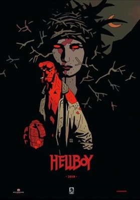 Hellboy Wooden Framed Poster