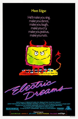 Electric Dreams Poster with Hanger