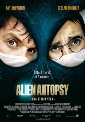 Alien Autopsy Wooden Framed Poster
