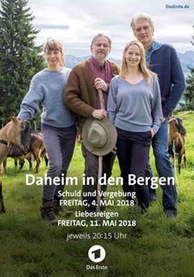 Daheim in den Bergen Metal Framed Poster