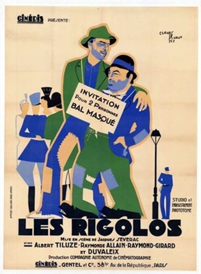 Les rigolos Wooden Framed Poster