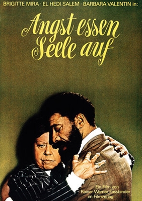 Angst isst Seele auf Poster with Hanger
