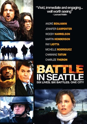 Battle in Seattle Canvas Poster