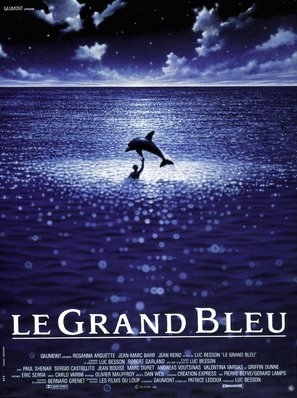 Le grand bleu Poster with Hanger