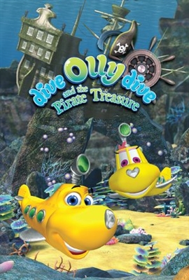 Dive Olly Dive and the Pirate Treasure Poster with Hanger