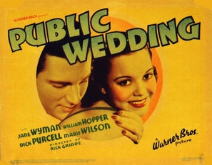 Public Wedding Wooden Framed Poster
