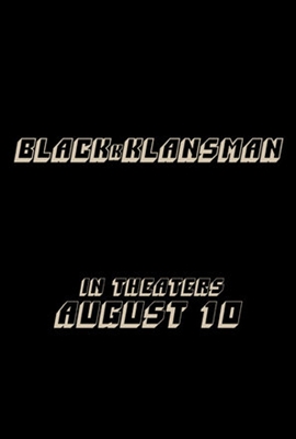 BlacKkKlansman Metal Framed Poster