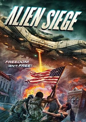 Alien Siege Wooden Framed Poster