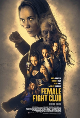 Female Fight Club  Poster with Hanger
