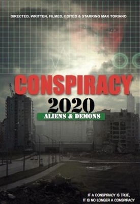 Conspiracy 2020 Aliens &amp; Demons Wooden Framed Poster