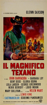 Il magnifico Texano  Metal Framed Poster