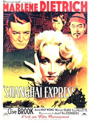 Shanghai Express Wooden Framed Poster