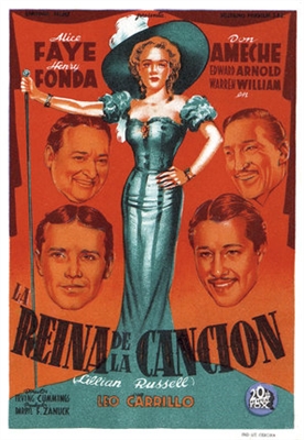 Lillian Russell Wooden Framed Poster