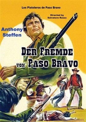 Uno straniero a Paso Bravo Canvas Poster
