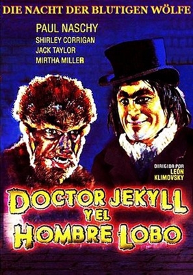 Dr. Jekyll y el Hombre Lobo Wooden Framed Poster