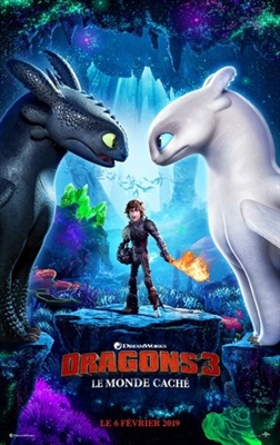 How to Train Your Dragon: The Hiddend World Canvas Poster