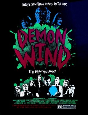 Demon Wind Metal Framed Poster