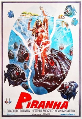 Piranha Poster with Hanger