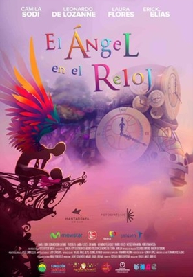 El ángel en el reloj Poster with Hanger