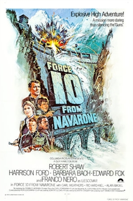 Force 10 From Navarone Wooden Framed Poster