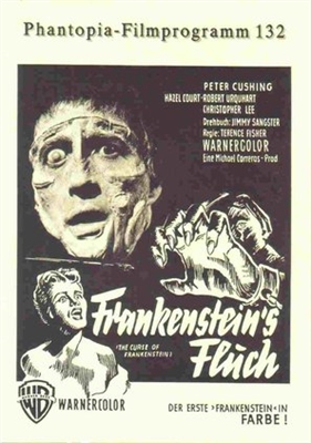The Curse of Frankenstein poster