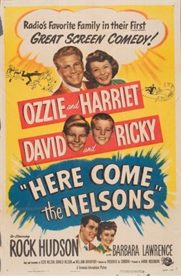 Here Come the Nelsons Poster with Hanger