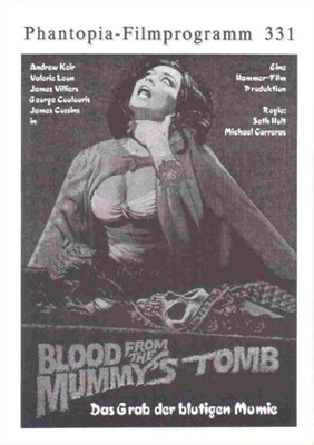 Blood from the Mummy's Tomb Wooden Framed Poster