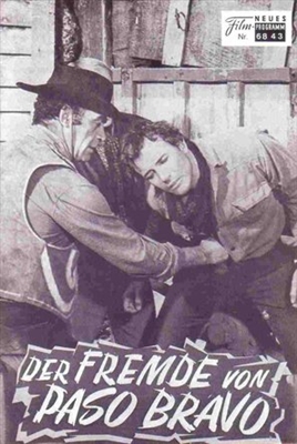 Uno straniero a Paso Bravo Metal Framed Poster