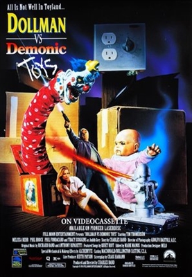 Dollman vs. Demonic Toys Metal Framed Poster