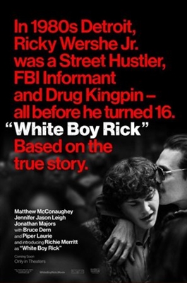 White Boy Rick Wooden Framed Poster