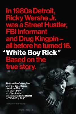 White Boy Rick Wooden Framed Poster