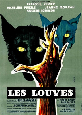 Les louves Poster with Hanger