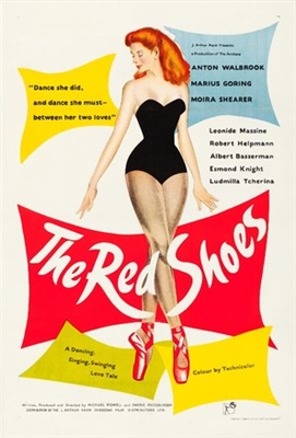 The Red Shoes Wooden Framed Poster
