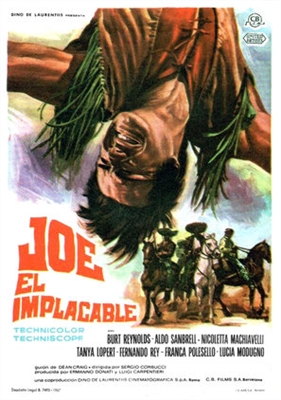 Navajo Joe Wooden Framed Poster