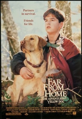Far from Home: The Adventures of Yellow Dog Wooden Framed Poster