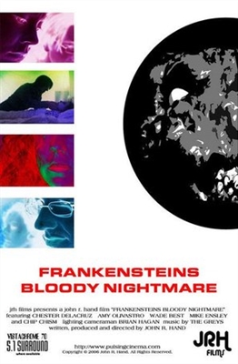 Frankenstein's Bloody Nightmare Wood Print