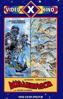 Killer Fish Metal Framed Poster