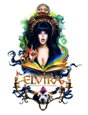 Elvira, Mistress of the Dark Wood Print