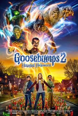 Goosebumps 2: Haunted Halloween Wooden Framed Poster
