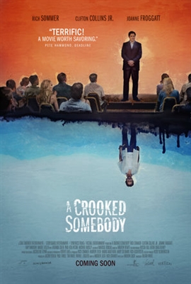 A Crooked Somebody Wooden Framed Poster