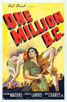 One Million B.C. Poster with Hanger